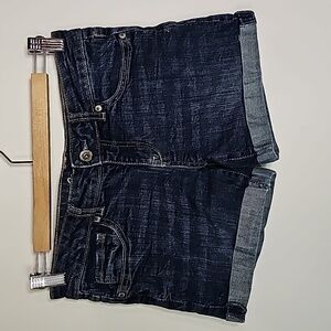 Aeropostal dark wash size 0 boyfriend jean shorts